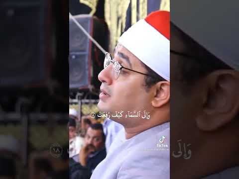 أفلا ينظرون إلى الإبل كيف خلقت القارئ الشيخ محمود الشحات انور