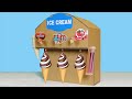 #shorts DIY Ice Cream Machine From Cardboard