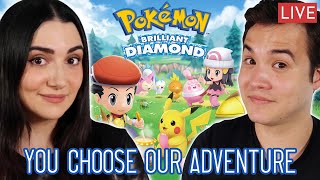 Playing Pokemon Brilliant Diamond Live