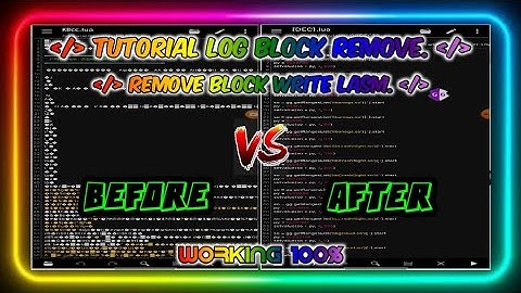 Tutorial remove log block nicgamming v14.5 encrypted | @ASD_SERIES_VIP