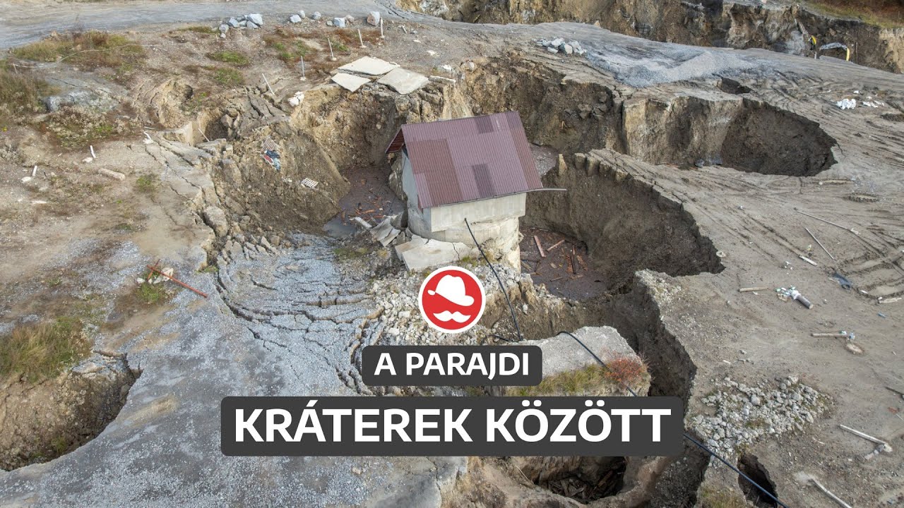 Bűz, lángra lobbanó gáz, bizonytalan jövő a több helyen beszakadt parajdi bányafödémnél