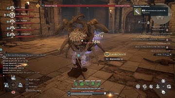 Bless Unleashed | Abyssal Altar Of Blood | first Boss