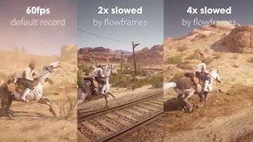 flowframes slow motion test 2x 4x 8x