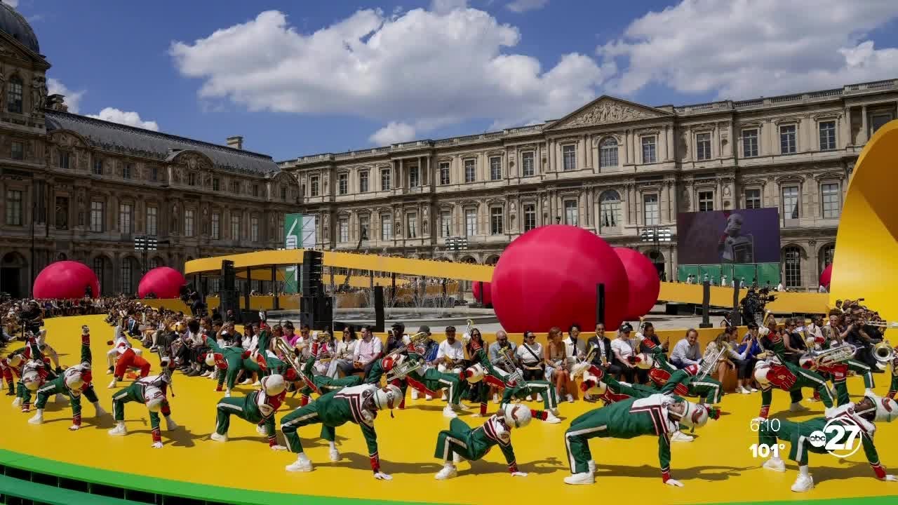 Louis Vuitton brings Florida marching band to the Louvre for Paris fashion  week