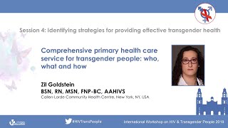 Comprehensive Primary Health Care Service for Transgender People | Zil Goldstein, BSN, RN, MSN, ...