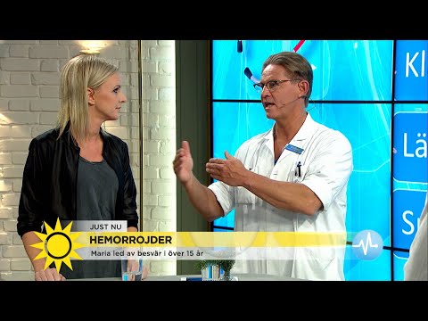 Maria led av hemorrojder i 15 år – här är symptomen du ska reagera på - Nyhetsmorgon (TV4)