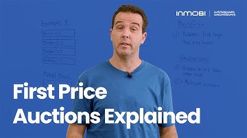 First Price Auctions Explained [Whiteboard Video]