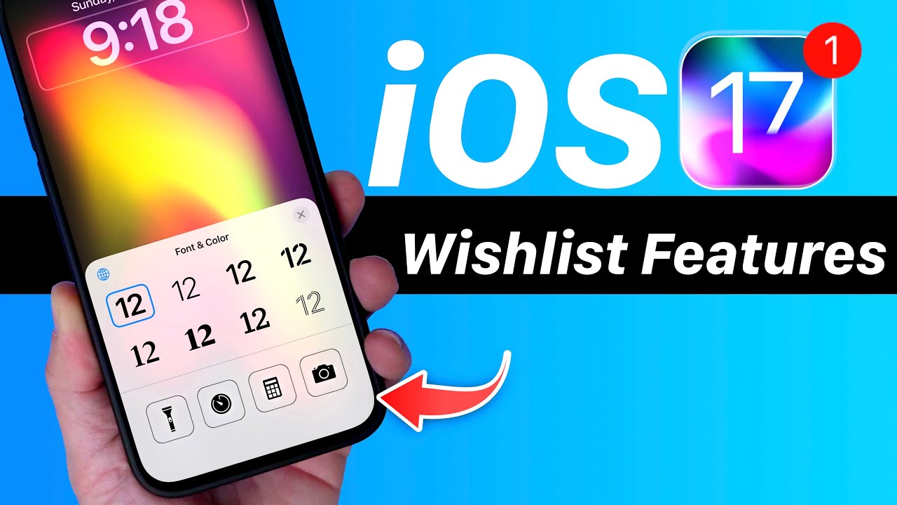 Ready go to ... https://youtu.be/Pn5ugGqDSUI [ iOS 17 - Wishlist Features!]