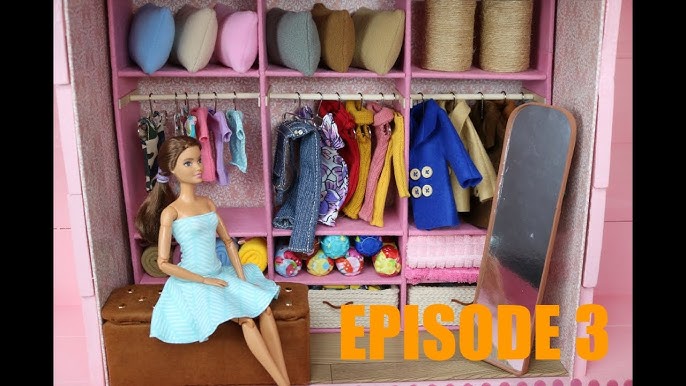 DIY Wire Barbie Clothes Rack and Hangers 