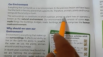 Class-3, Subject-Social Studies, Video-51,Chapter-16, Our Environment, Part-1  By Mrs Inshu.