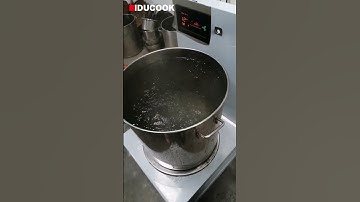 Bếp hầm điện từ công nghiệp 12kW | Đun sôi 1 nồi nước 70L chỉ trong vòng hơn 20 phút