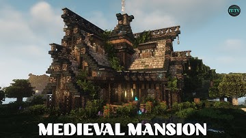 Epic Medieval Fantasy Mansion Build - Step-by-Step Minecraft Tutorial