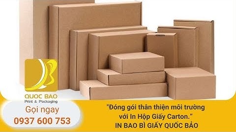 aoSự cải tiến liên tục: Hộp giấy Carton từ In Bao Bì Quốc Bảo