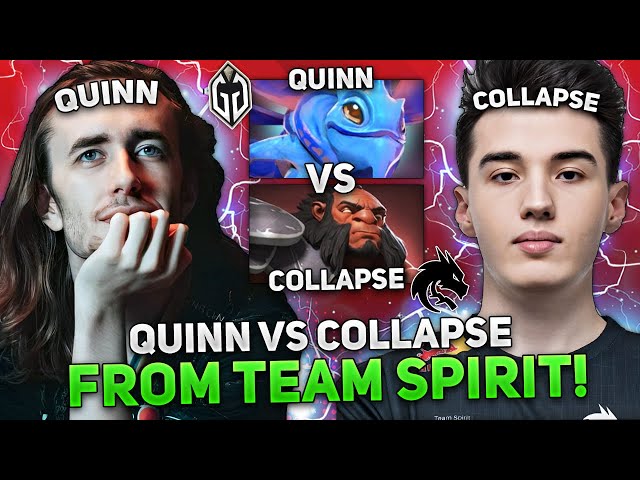 QUINN vs COLLAPSE from TEAM SPIRIT! | HARD GAME for QUINN plays on PUCK DOTA 2! class=