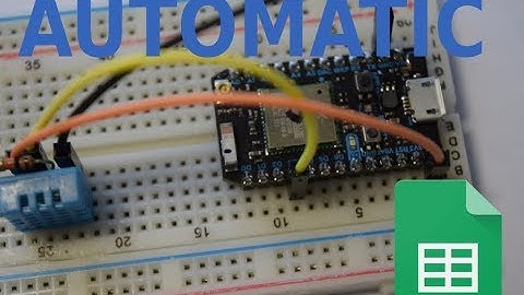 Publish Data to Google Sheets with IFTTT using a Particle Photon