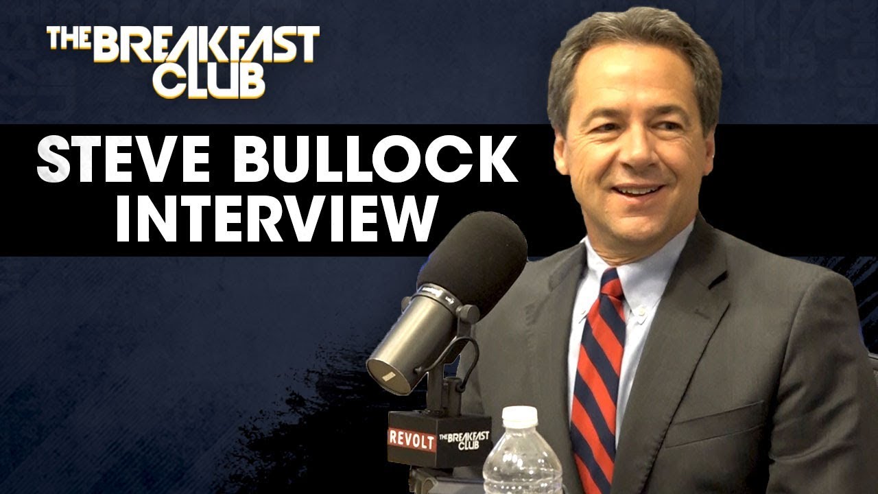 Governor Steve Bullock Explains His Campaign To Change Washington, Core Values + More