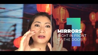 Mirror at the front door - your feng shui question answered!
