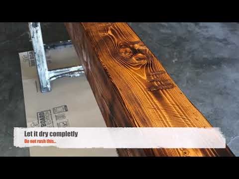 How to Build a Rustic Mantle in 60 seconds