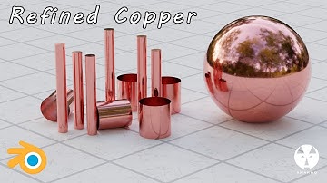 Refined Copper Material | Blender Tutorial
