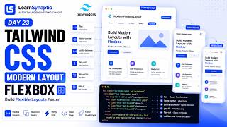 Day 23 | Tailwind CSS | Modern Layout System — Flexbox
