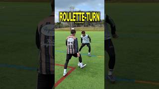 Roulette Turn Skill ⚽️🔥 #football #shorts
