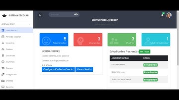 Sistema de Colegio PHP MYSQL JQuery Bootstrap.