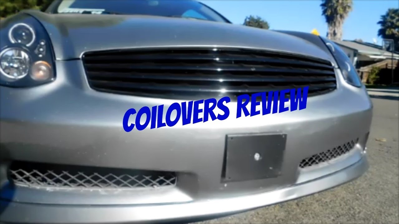 G35 coilovers review - YouTube