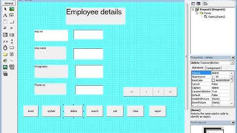 delete,update,search,exit in vb 6.0