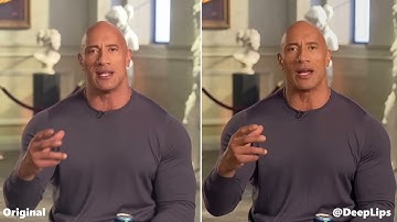 Lip Sync AI - The Rock sings well? #lipsyncai   #voicecloning