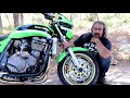 KAWASAKI ZRX1200  .KOKKINA FEGARIA TEST