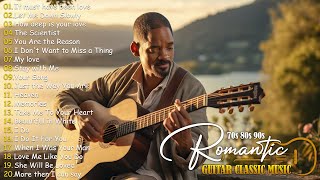 Top 50 Beautiful Guitar Love Songs Instrumental - Happy Instrumental Music For Work And Productivity