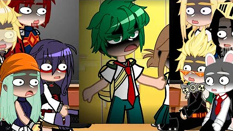 Pro heroes and LOV react to Deku’s morning routine 😳😳😳| mha/bnha | Gacha | Gacha club/life | my AU |