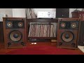 Sansui sp 2500 vintage speakers - pioneer SA-9500 ii amplifier