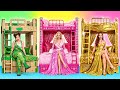 人形部屋のリメイク 段ボール対金対ふわふわチャレンジ | 面白い瞬間 Multi DO Girls