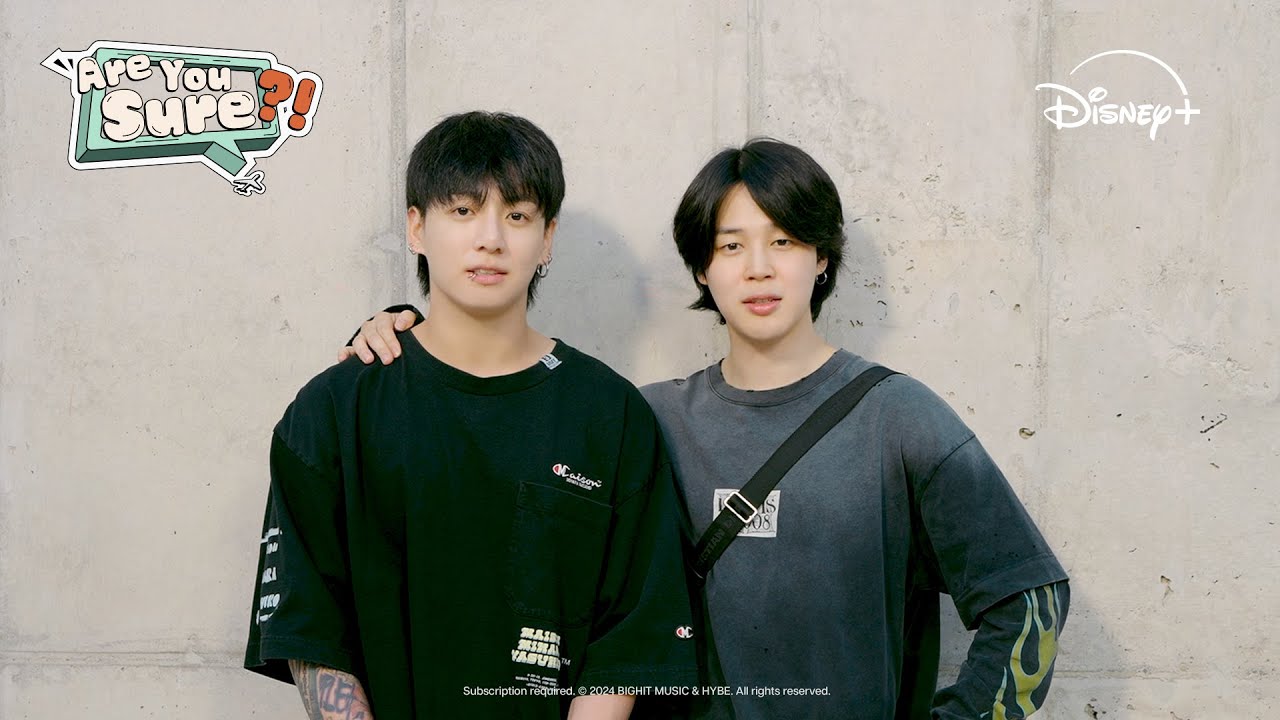 Are You Sure?! | Jimin and Jung Kook's Special Message | Disney+