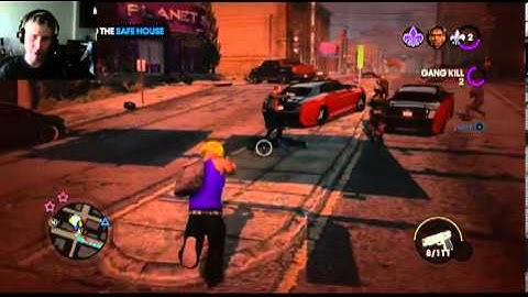 Saints Row: The Third - Big dude annihilates my car. And me.