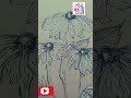 Simple Flower drawing| Easy Art #easydrawing #shorts #shortvideo