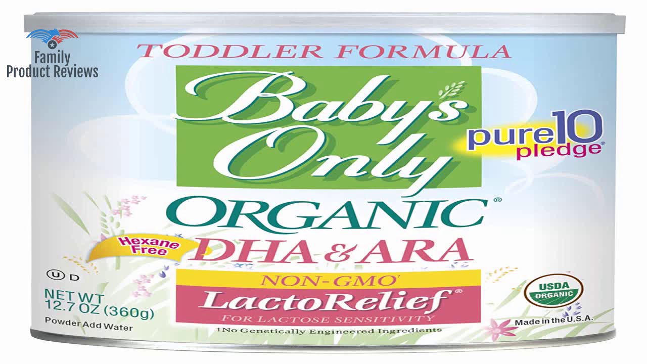 Baby's Only Dairy with DHA Toddler Formula - Non GMO USDA Organic Clean