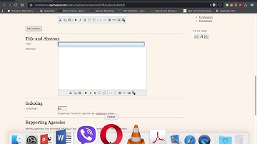Abstract Submission Process in OCS SAN Conference