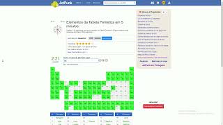 Quiz: Elementos da Tabela Periódica em 5 minutos. screenshot 1