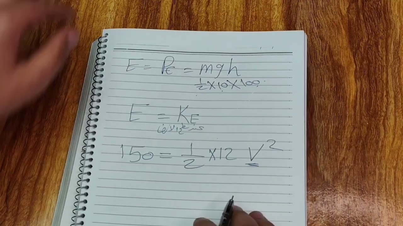 حل الدرس الثالث: قانون بقاء الطاقة الميكانيكية  | فيزياء 2ث | كتاب الامتحان | د. محمد حفني