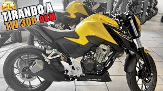 TIRANDO a nova CB 300F TWISTER 2023 0km da HONDA