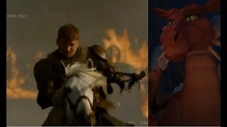 Jaime Lannister vs Drogon (Shrek Parody) - The death of Kingslayer