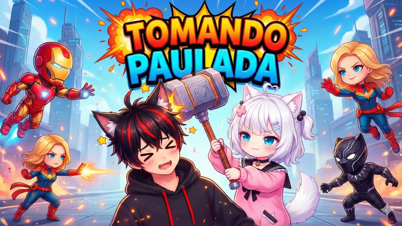TOMANDO PAULADA NO MARVEL RIVALS! 💥 Duo VTuber do Caos