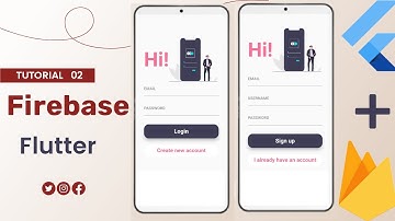 SignIn and SignUp with Firebase | Firebase Authentication with Flutter | Firebase Tutorials 02