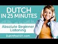 25 Minutes of Dutch Listening Comprehension for Absolute Beginner