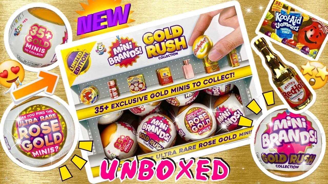 Series 1,2,3 plus gold rush check list all in one : r/MiniBrands