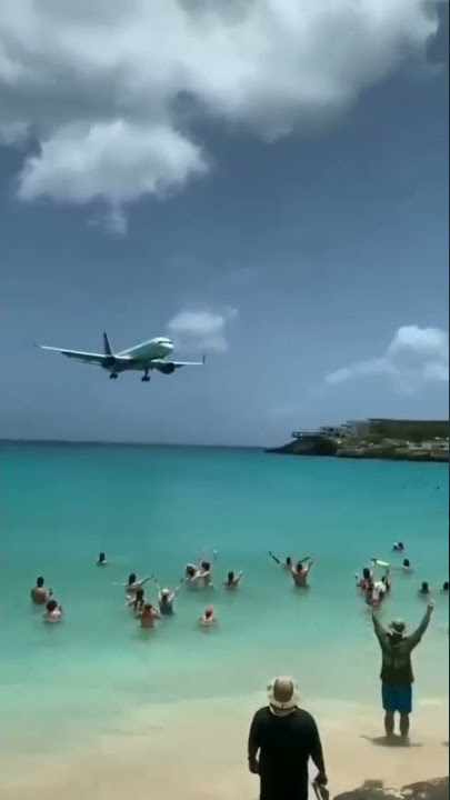 st martin airport plane landing | Princess Juliana International Airport #beachlanding #aviation