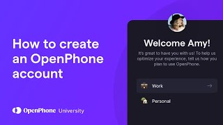 How to create an OpenPhone account screenshot 5