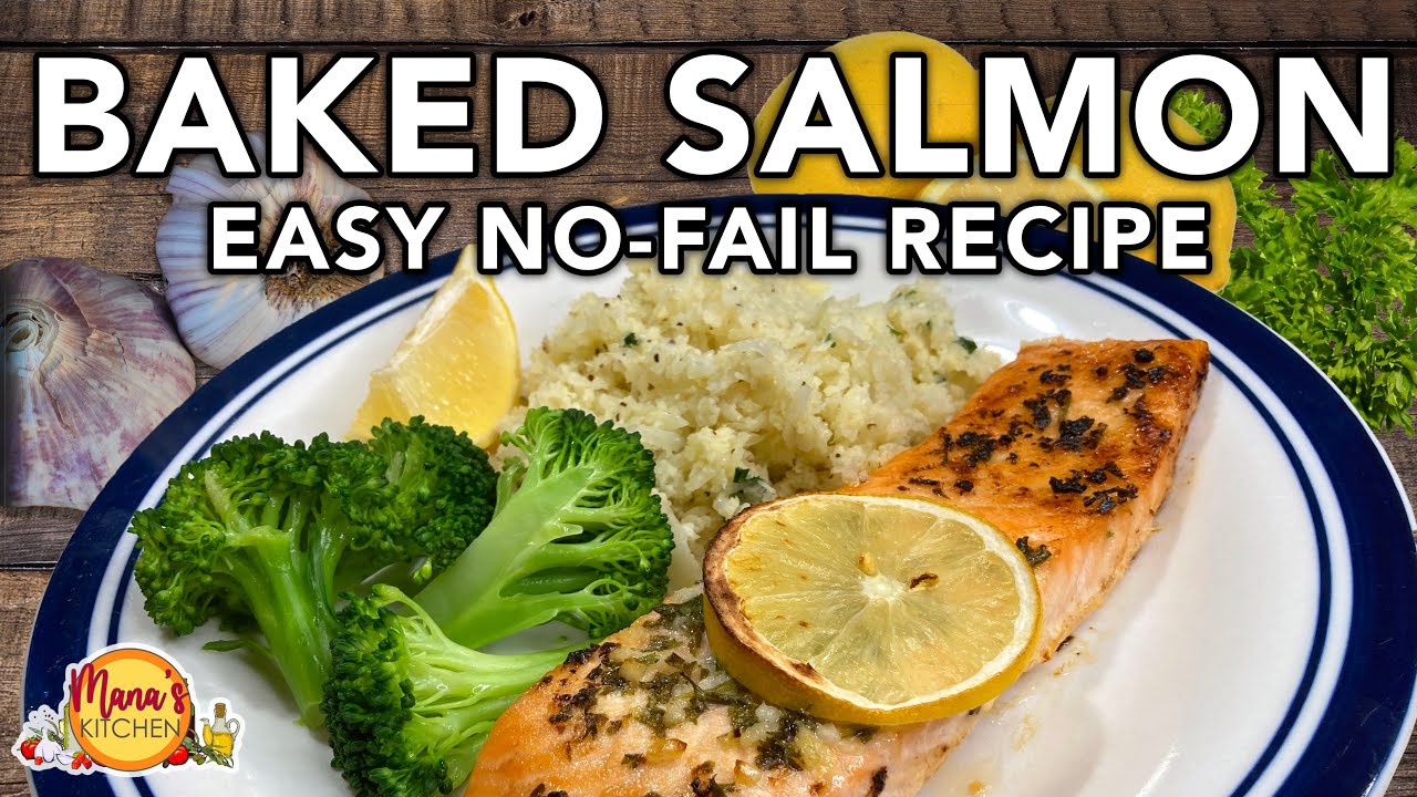 BAKED BUTTER SALMON (Easy, Nofail Recipe) How to Bake the Best Garlic